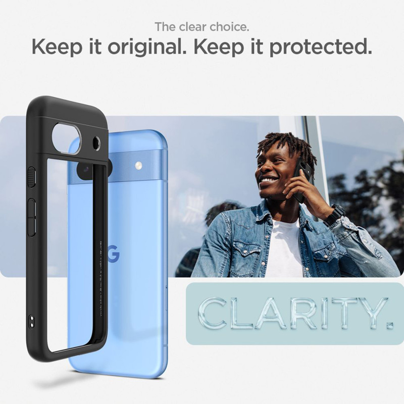Spigen Ultra Hybrid - Etui do Google Pixel 8A (Matte Black)