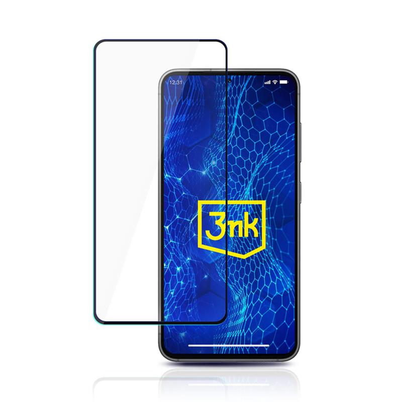 3mk HardGlass Max Lite - Szkło hartowane do Samsung Galaxy S23 5G (Czarny)