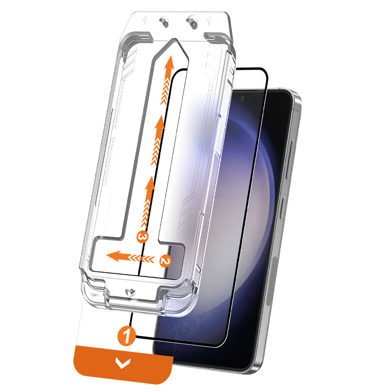 Crong EasyShield 2-Pack - Szkło hartowane Samsung Galaxy S25+ / S24+ (2 sztuki)