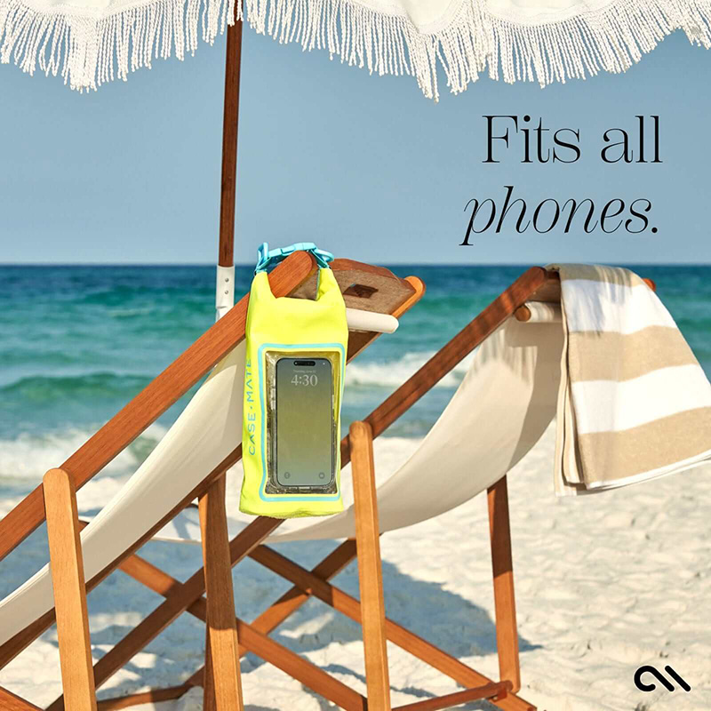 Case-Mate Waterproof Mini Phone Bucket Dry Bag - Wodoodporna torebka z kieszenią na telefon do 7” (Citrus Splash)
