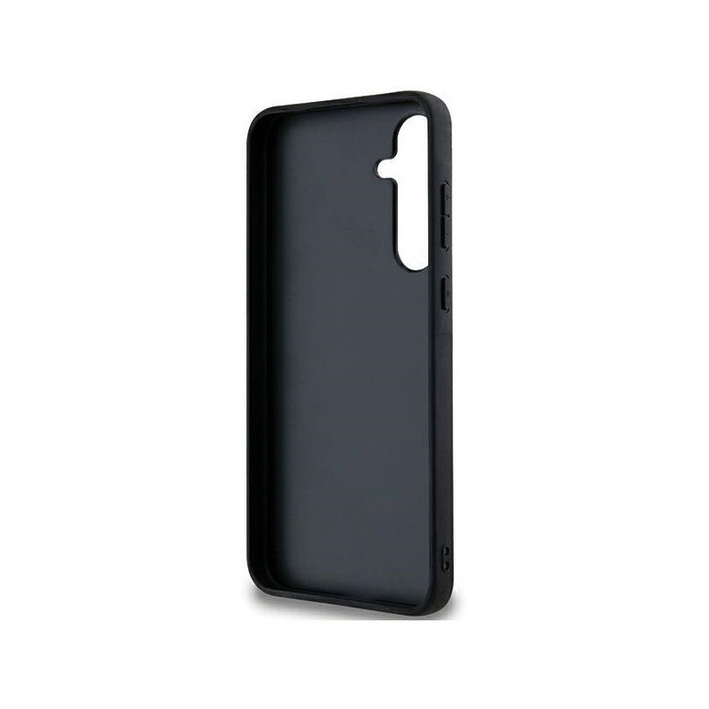 Karl Lagerfeld Fixed Glitter Ikonik Logo Metal Pin - Etui Samsung Galaxy A55 5G (srebrny)