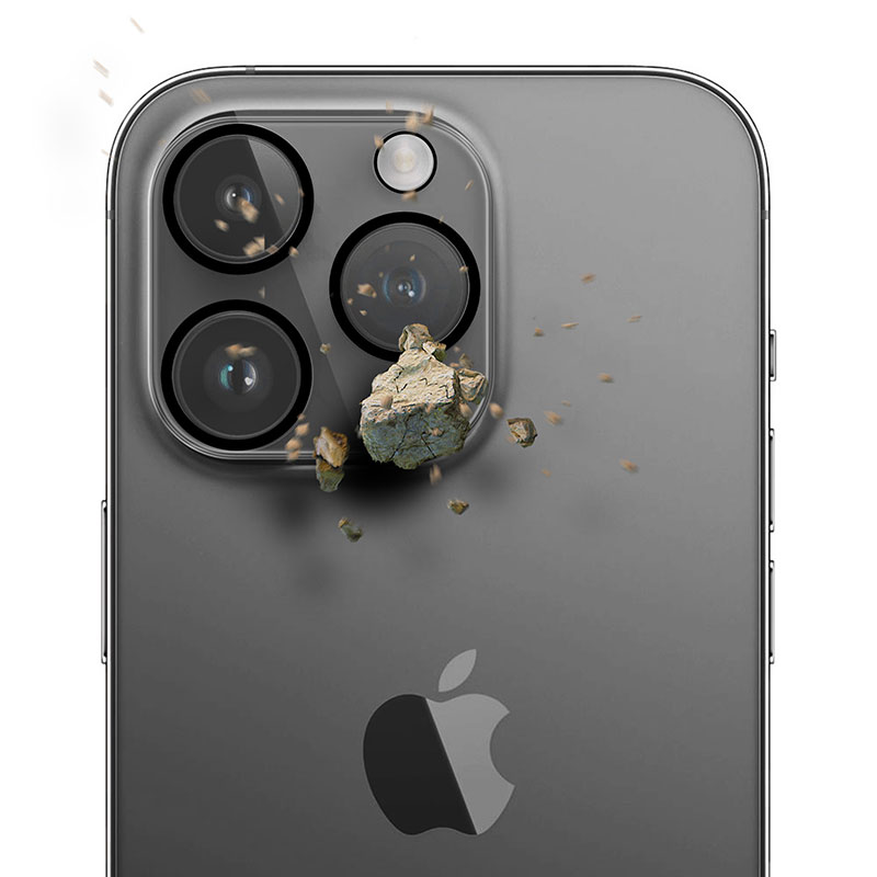 3mk Lens Pro Full Cover - Szkło na obiektyw aparatu iPhone 15 Pro / 15 Pro Max