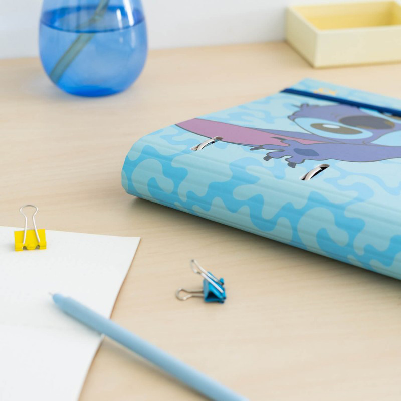 Disney Stitch - Segregator A4 z kolekcji Tropical (4 ringi, gumka)