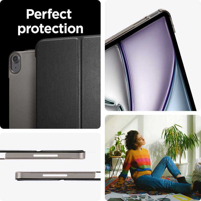 Spigen Smart Fold - Etui do iPad Air 13" M3 (2025) / M2 (2024) (Black)