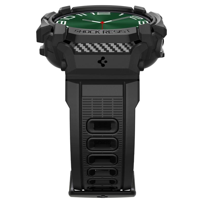 Spigen Rugged Armor Pro - Pasek + etui do Samsung Galaxy Watch Ultra 47 mm (Matte Black)