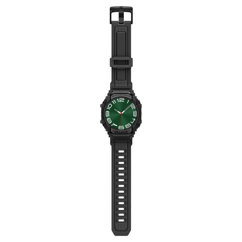 Spigen Rugged Armor Pro - Pasek + etui do Samsung Galaxy Watch Ultra 47 mm (Matte Black)