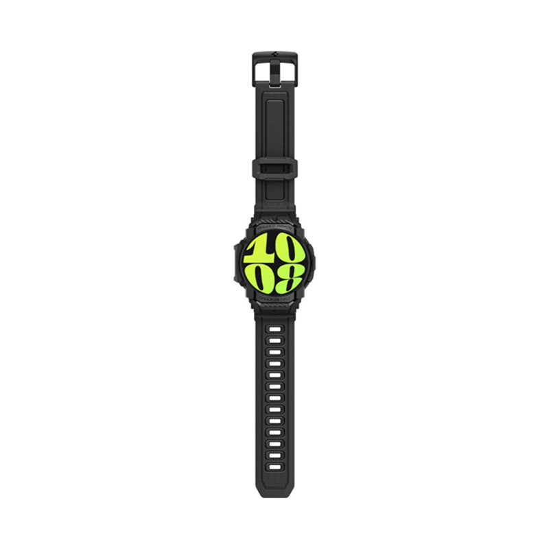 Spigen Rugged Armor Pro - Pasek + etui do Samsung Galaxy Watch 7 40 mm (Matte Black)