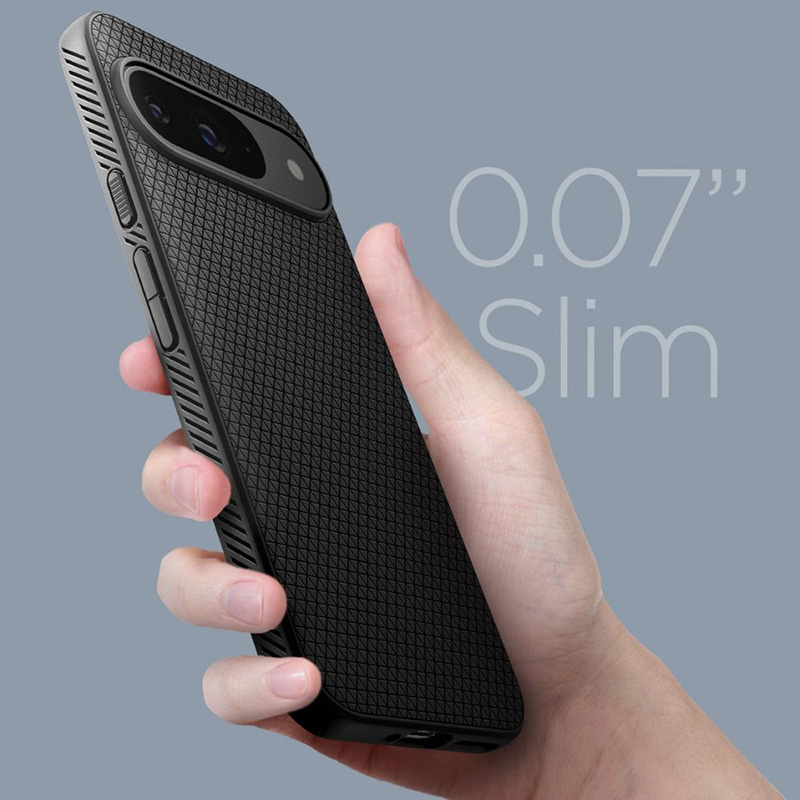 Spigen Liquid Air - Etui do Google Pixel 9 / 9 Pro (Matte Black)