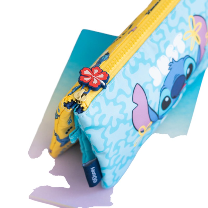 Disney Stitch - Piórnik 3-komorowy z kolekcji Tropical