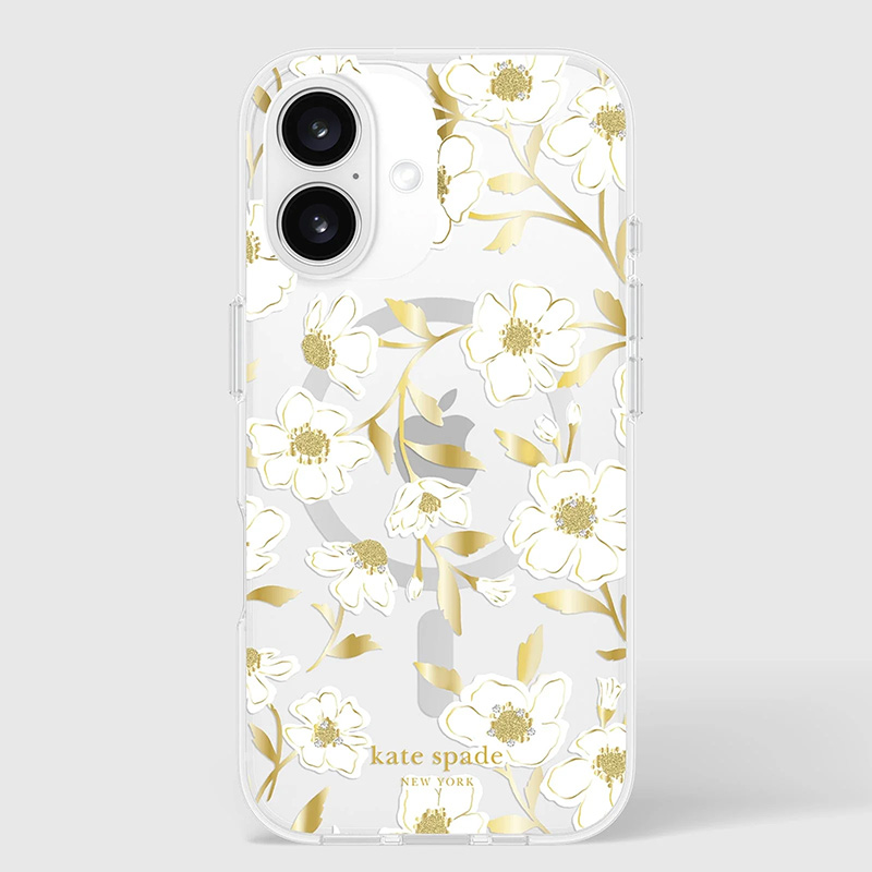 Kate Spade New York Protective Gems MagSafe - Etui iPhone 16 (Sunshine Floral)