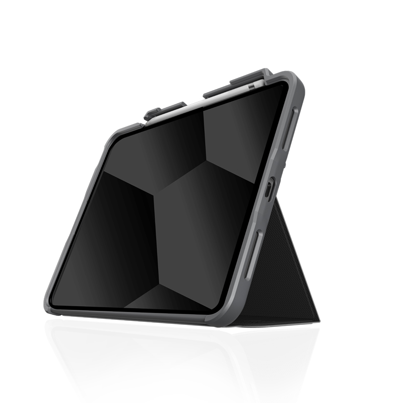STM Dux Plus - Etui pancerne iPad 11" (2025) / 10.9" (2022) MIL-STD-810G z uchwytem Apple Pencil (Black) wersja EDU/COM