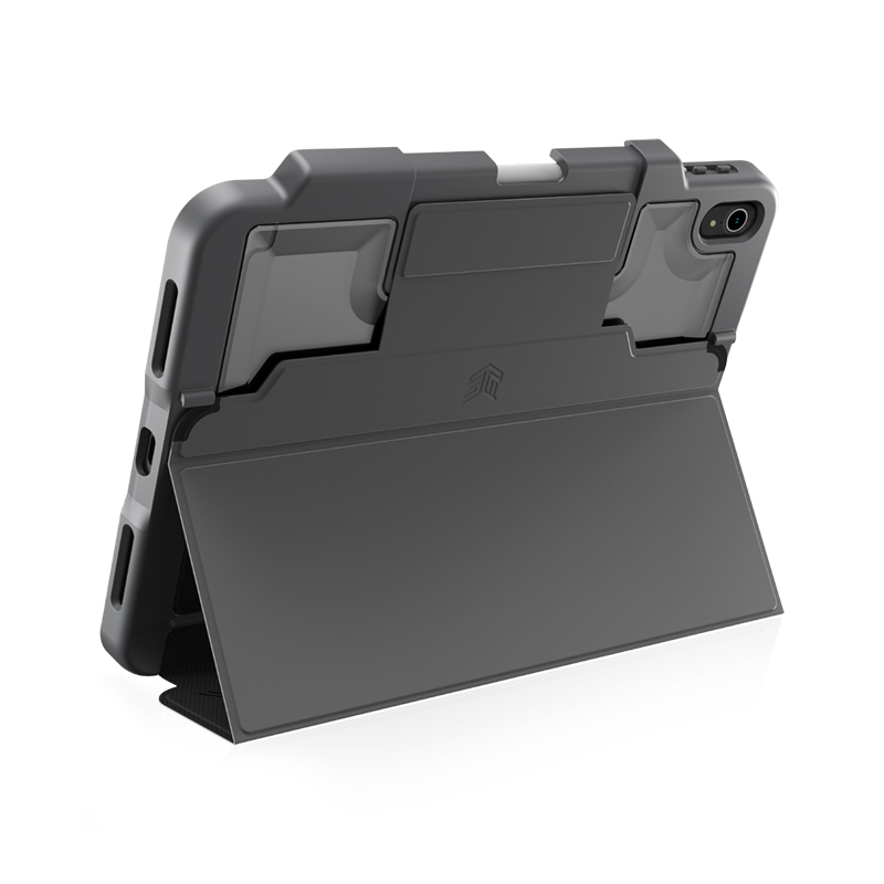 STM Dux Plus - Etui pancerne iPad 11" (2025) / 10.9" (2022) MIL-STD-810G z uchwytem Apple Pencil (Black) wersja EDU/COM
