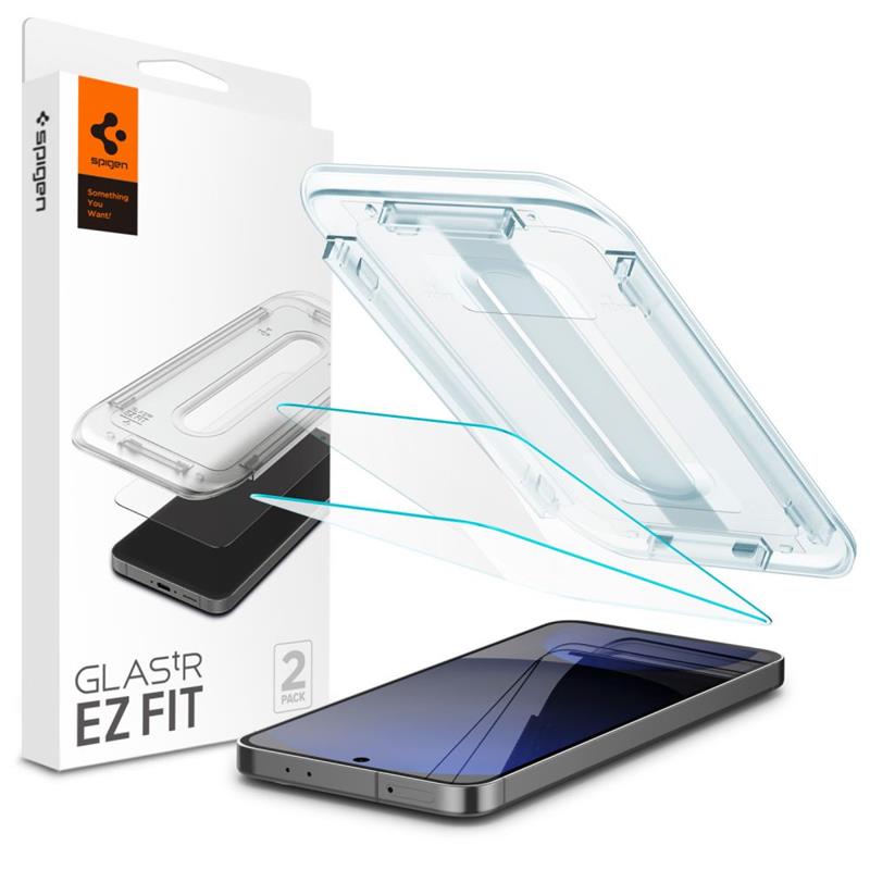 Spigen GLAS.TR EZ FIT 2-Pack - Szkło hartowane do Samsung Galaxy A56 5G / S24 FE (2 sztuki)