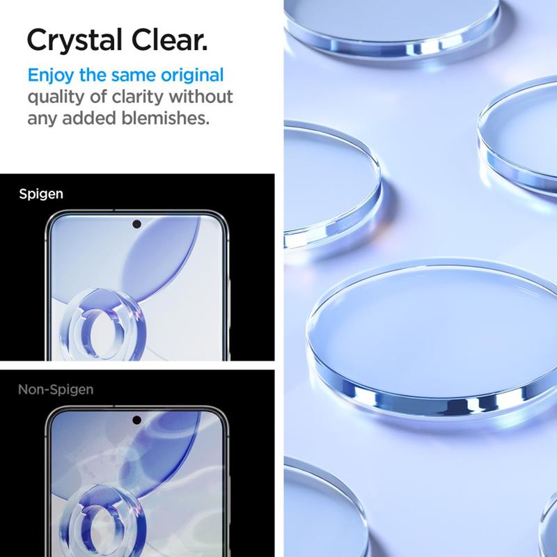Spigen GLAS.TR EZ FIT 2-Pack - Szkło hartowane do Samsung Galaxy A56 5G / S24 FE (2 sztuki)
