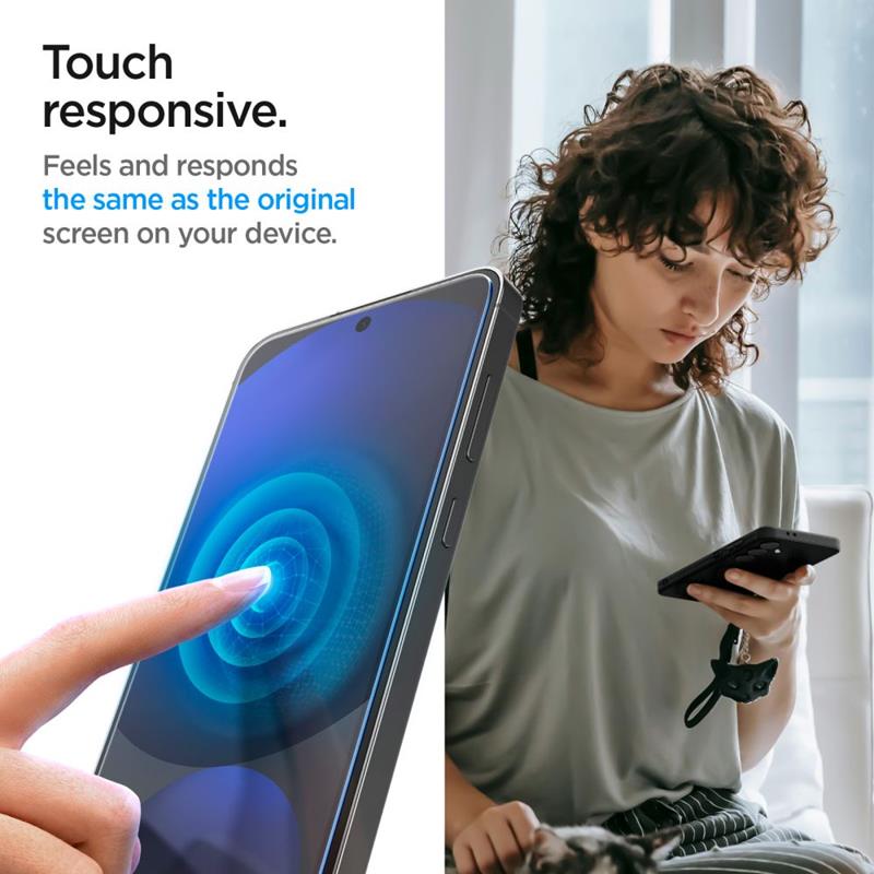 Spigen GLAS.TR EZ FIT 2-Pack - Szkło hartowane do Samsung Galaxy A56 5G / S24 FE (2 sztuki)