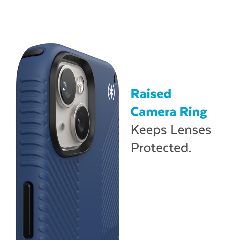 Speck Presidio2 Grip Magsafe - Etui iPhone 15 Plus / iPhone 14 Plus (Coastal Blue / Black / White)