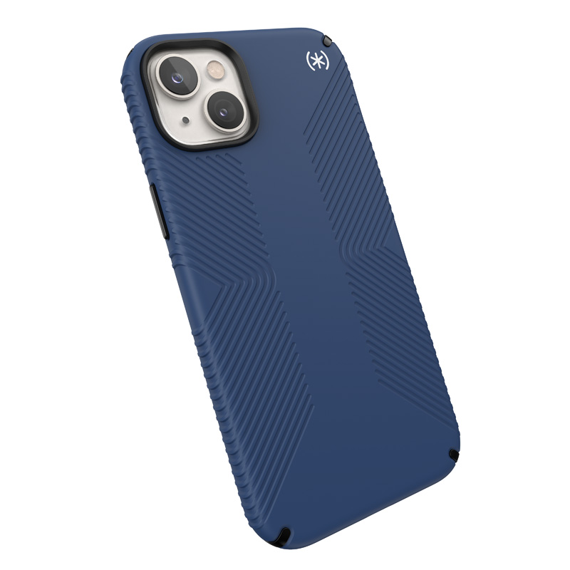 Speck Presidio2 Grip Magsafe - Etui iPhone 15 Plus / iPhone 14 Plus (Coastal Blue / Black / White)