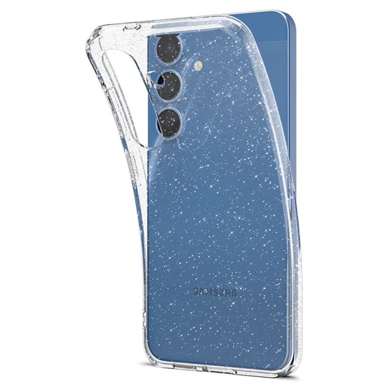 Spigen Liquid Crystal Glitter - Etui do Samsung Galaxy S25 (Przezroczysty)