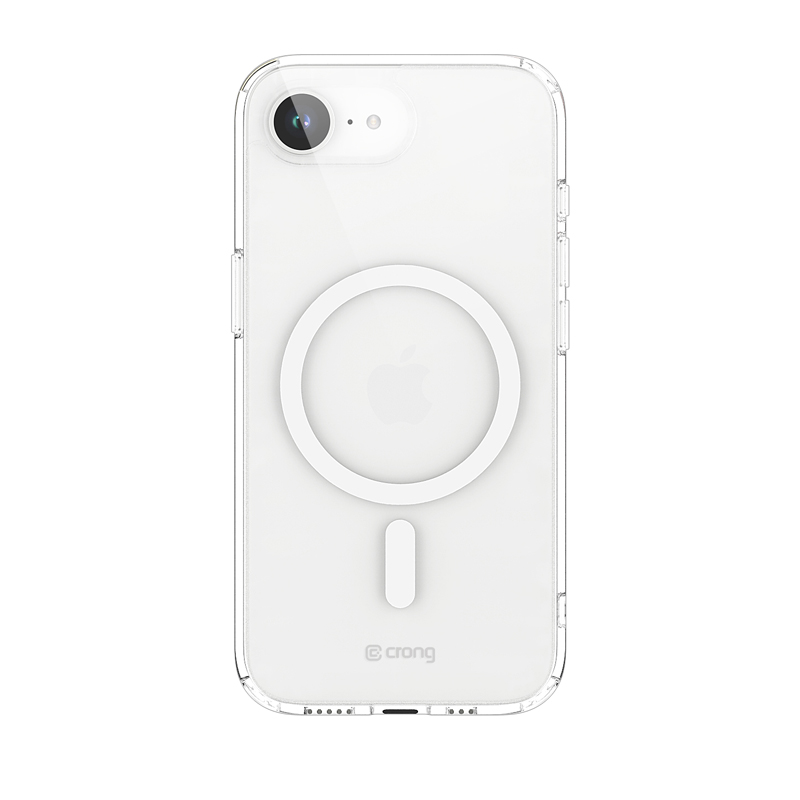 Crong Clear MAG Cover - Etui iPhone 16e MagSafe (przezroczysty)