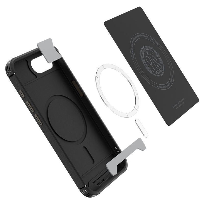 Spigen Core Armor Mag MagSafe - Etui do iPhone 16e (Matte Black)
