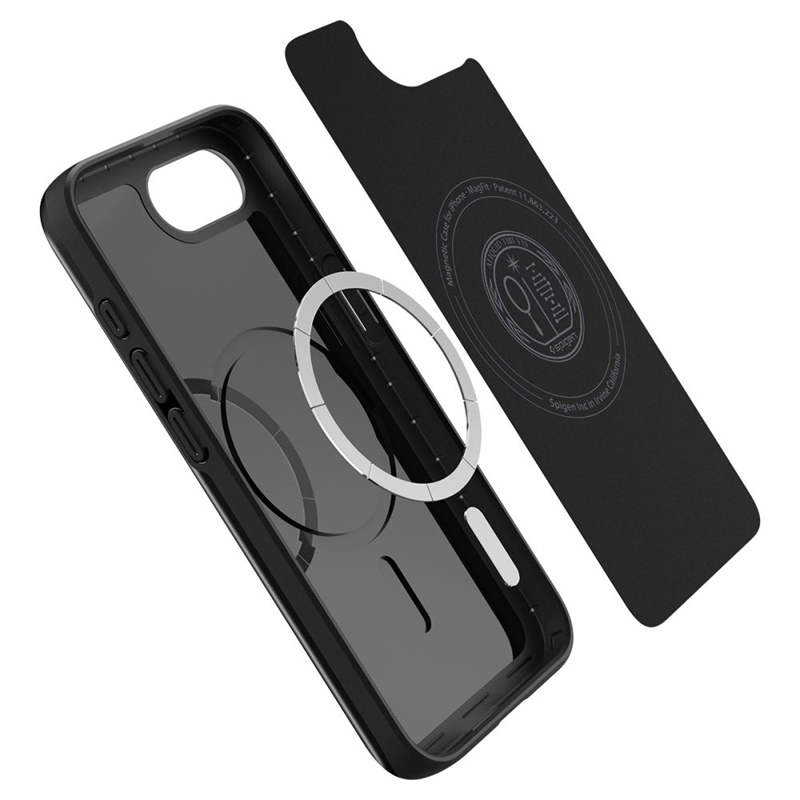 Spigen Thin Fit Mag MagSafe - Etui do iPhone 16e (Czarny)