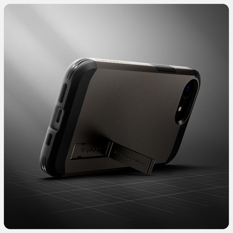 Spigen Tough Armor Mag MagSafe - Etui do iPhone 16e (Gunmetal)