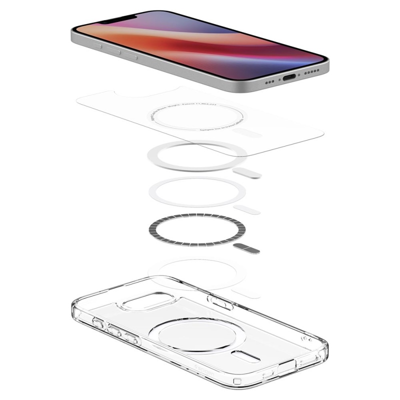Spigen Ultra Hybrid Mag MagSafe - Etui do iPhone 16e (White)