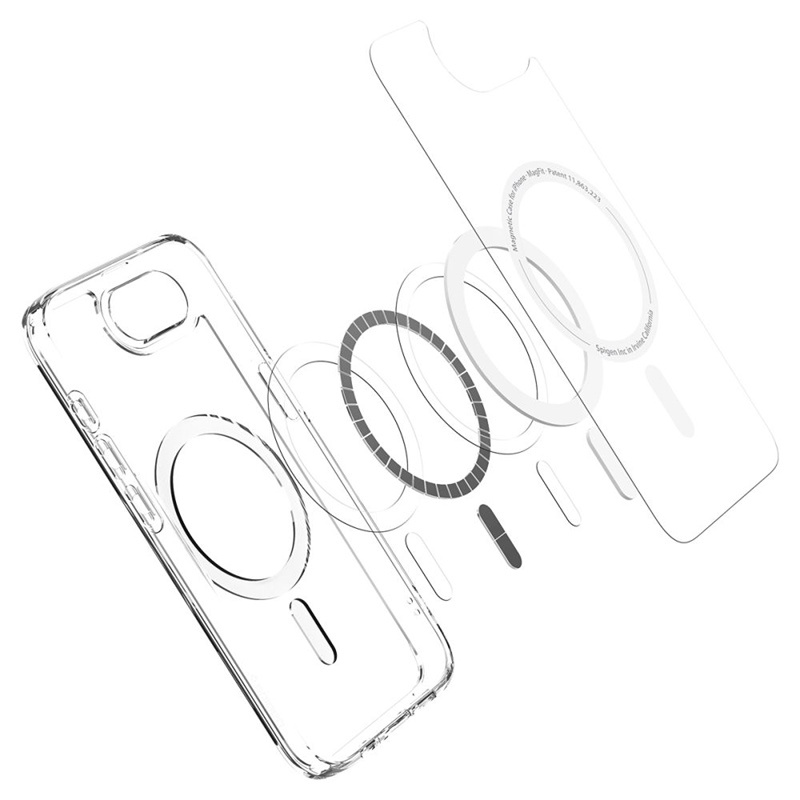 Spigen Ultra Hybrid Mag MagSafe - Etui do iPhone 16e (White)