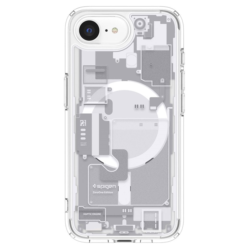 Spigen Ultra Hybrid Mag MagSafe - Etui do iPhone 16e (Zero One White)