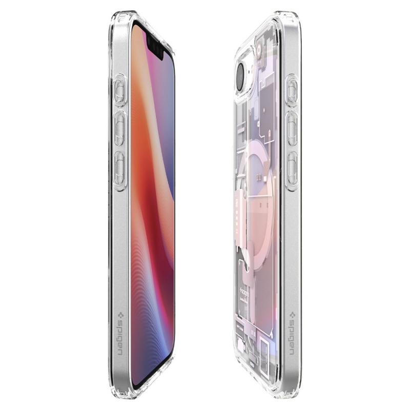 Spigen Ultra Hybrid Mag MagSafe - Etui do iPhone 16e (Zero One White)