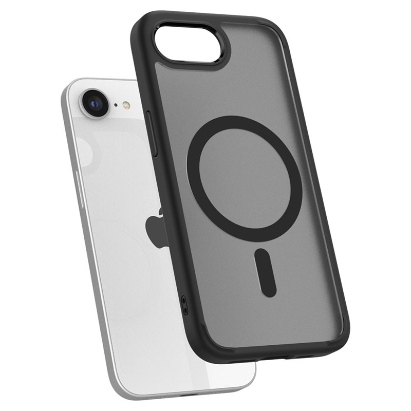 Spigen Ultra Hybrid Mag MagSafe - Etui do iPhone 16e (Frost Black)