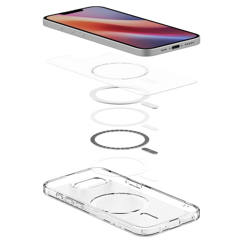 Spigen Ultra Hybrid Mag MagSafe - Etui do iPhone 16e (Frost White)