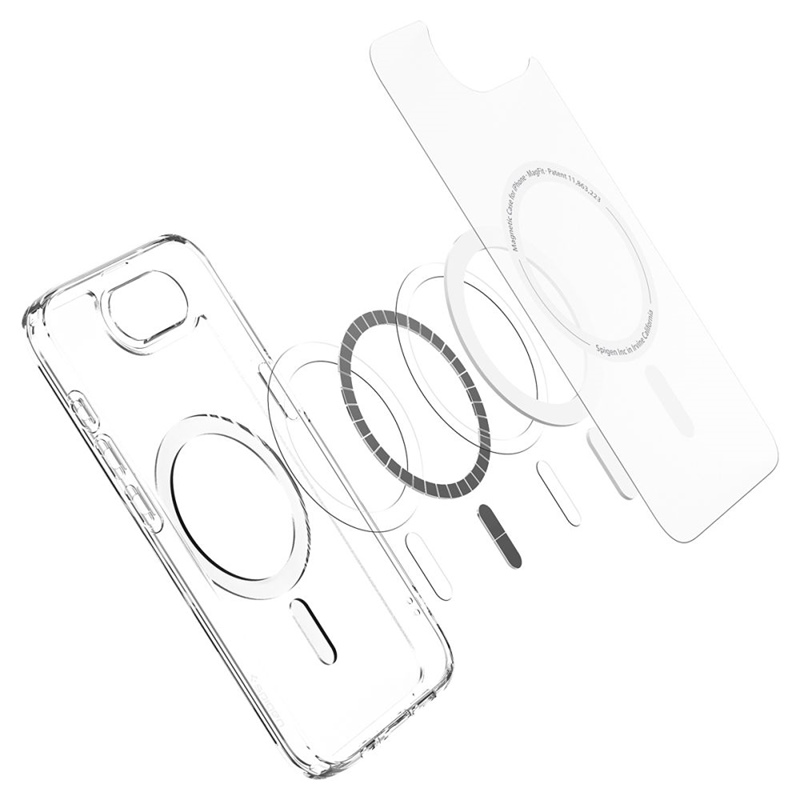 Spigen Ultra Hybrid Mag MagSafe - Etui do iPhone 16e (Frost White)
