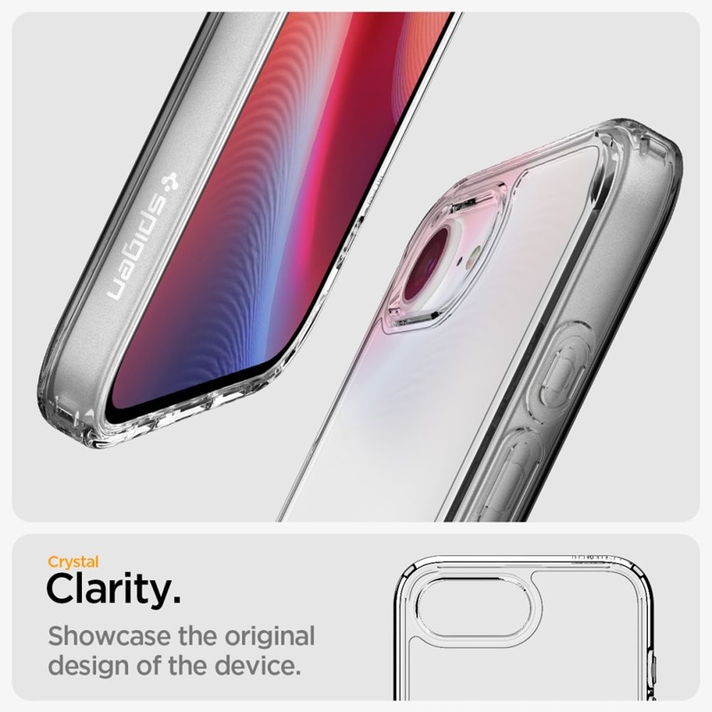 Spigen Ultra Hybrid - Etui do iPhone 16e (Przezroczysty)