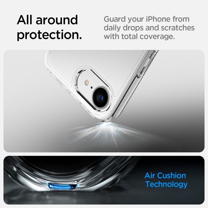 Spigen Ultra Hybrid - Etui do iPhone 16e (Przezroczysty)