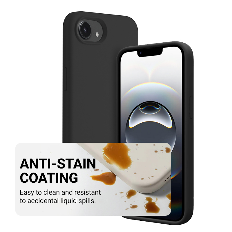 Crong Color Cover Magnetic - Etui iPhone 16e MagSafe (czarny)