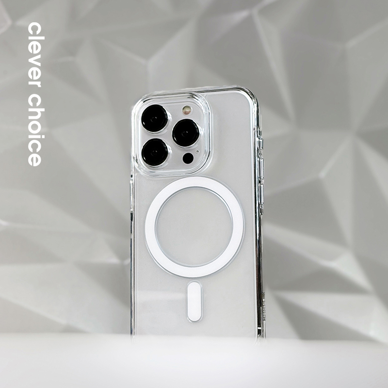 Crong Clear MAG Pro - Etui iPhone 16 MagSafe (przezroczysty)