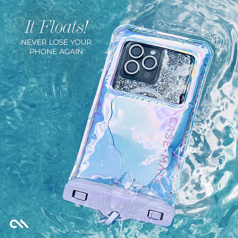 Case-Mate Waterproof Floating Pouch - Etui wodoodporne do smartfonów (Soap Bubble)