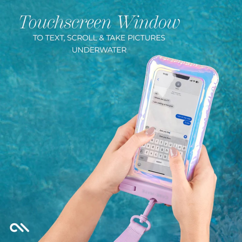 Case-Mate Waterproof Floating Pouch - Etui wodoodporne do smartfonów (Soap Bubble)