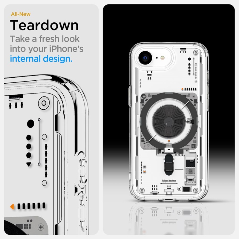 Spigen Ultra Hybrid Mag MagSafe - Etui do iPhone 16e (Zero One)