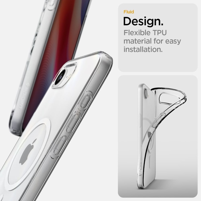 Spigen Liquid Crystal Mag MagSafe - Etui do iPhone 16e (Przezroczysty)