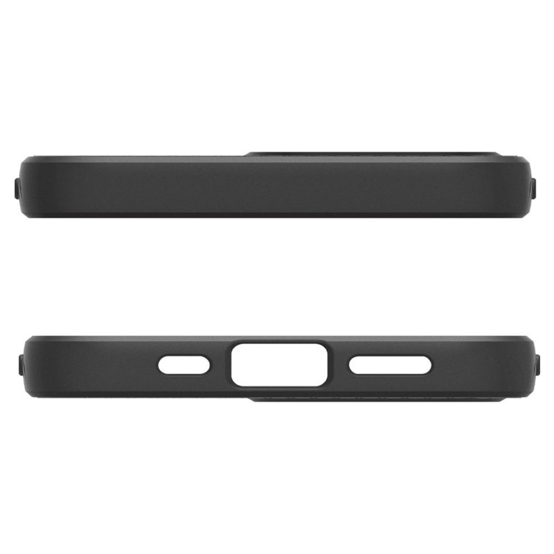 Spigen Liquid Air Mag MagSafe - Etui do iPhone 16e (Matte Black)