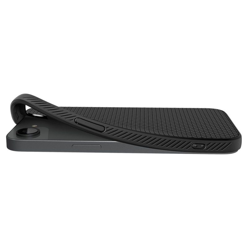 Spigen Liquid Air Mag MagSafe - Etui do iPhone 16e (Matte Black)