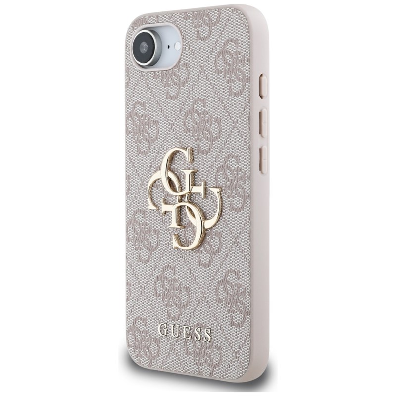 Guess 4G Big Logo - Etui do iPhone 16e (różowy)