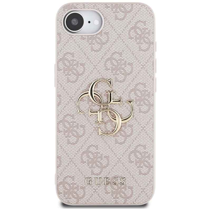 Guess 4G Big Logo - Etui do iPhone 16e (różowy)