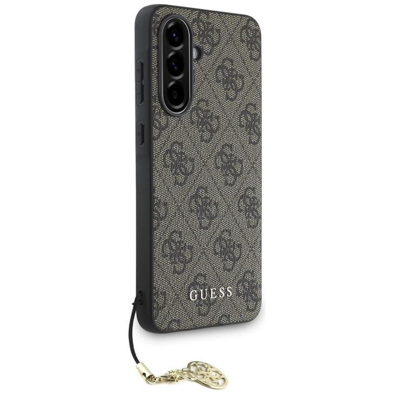 Guess 4G Charms Collection - Etui do Samsung Galaxy A36 5G (brązowy)