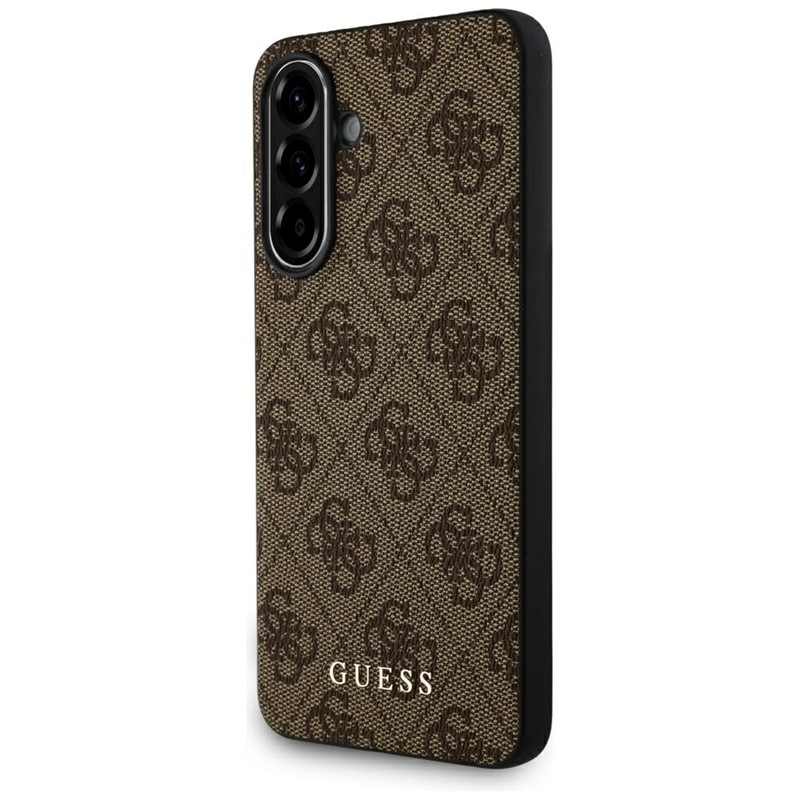 Guess 4G Metal Gold Logo - Etui do Samsung Galaxy A56 5G (brązowy)