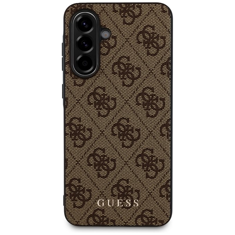Guess 4G Metal Gold Logo - Etui do Samsung Galaxy A36 5G (brązowy)