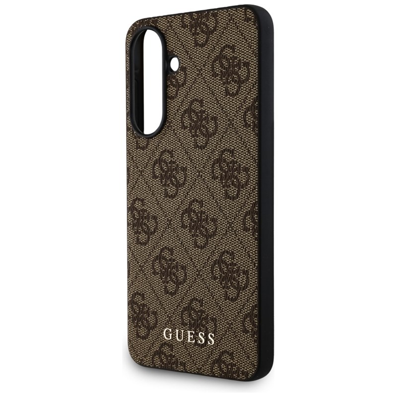 Guess 4G Metal Gold Logo - Etui do Samsung Galaxy A36 5G (brązowy)