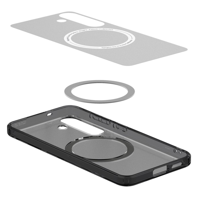 Spigen Ultra Hybrid Mag MagSafe - Etui do Samsung Galaxy S25 (Frost Black)